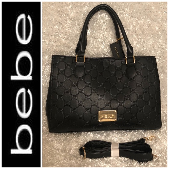 Bebe Bags Bebe Alana Triple Entry Satchel Crossbody Poshmark
